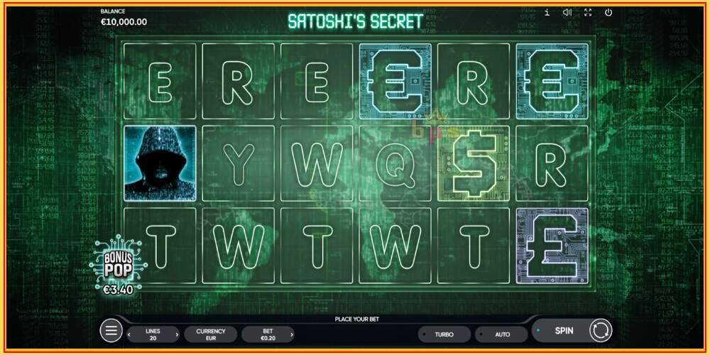 Slot permainan Satoshi’s Secret