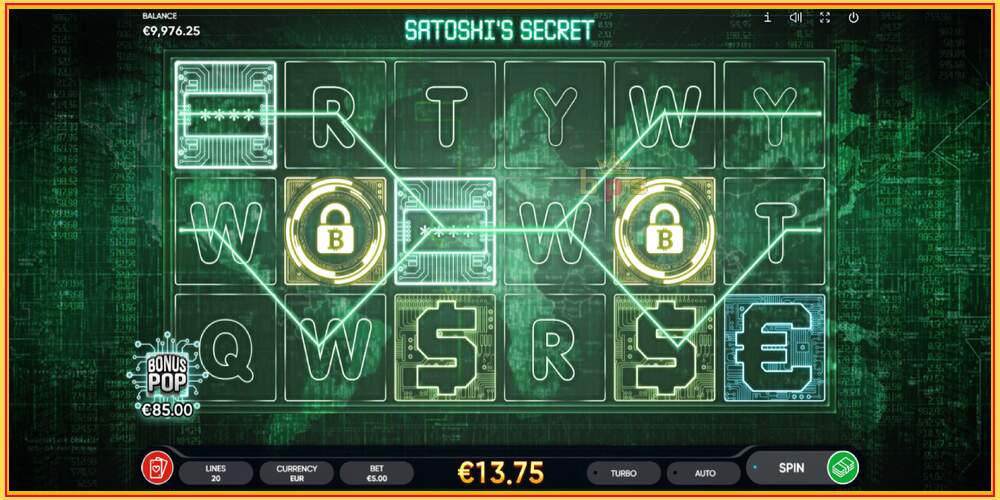 Slot permainan Satoshi’s Secret