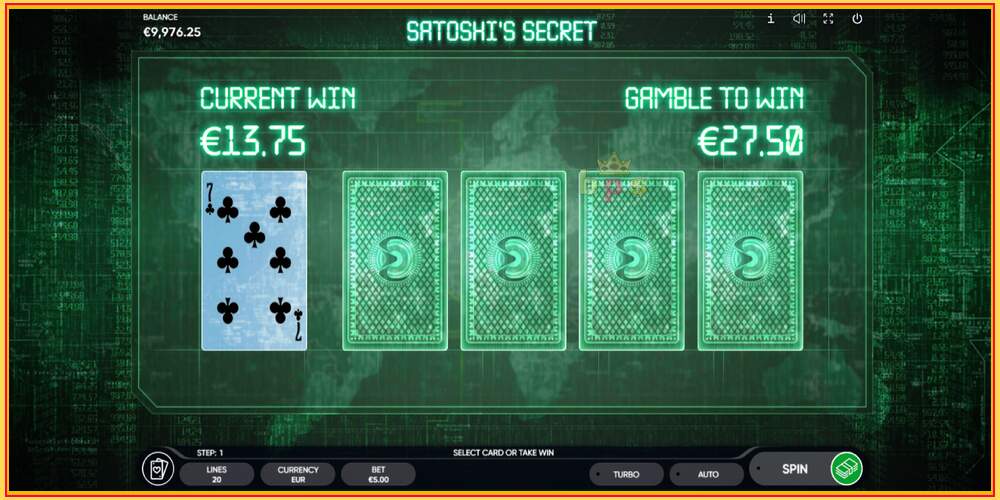 Slot permainan Satoshi’s Secret