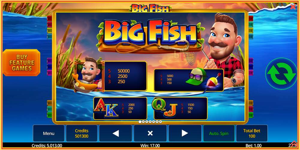 Игровой слот Big Fish