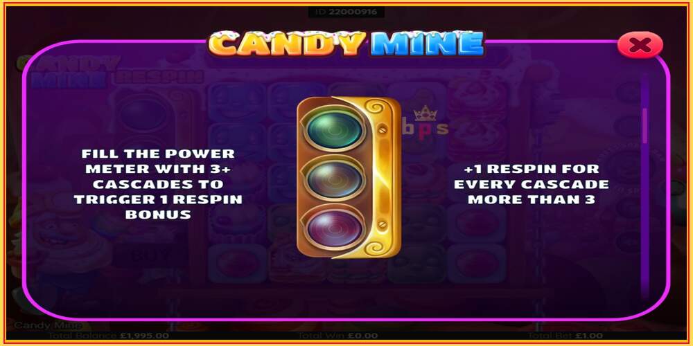 Vendi i lojës Candy Mine