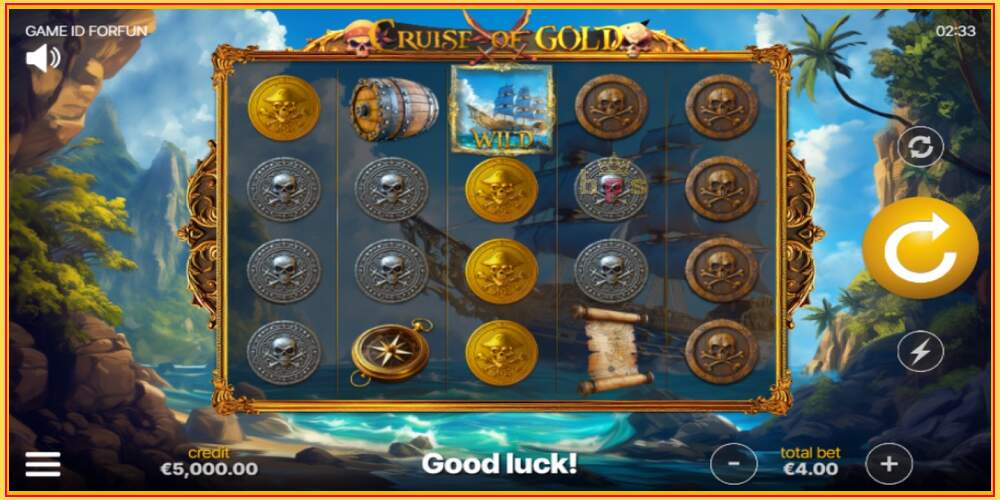 Game slot Cruise of Gold