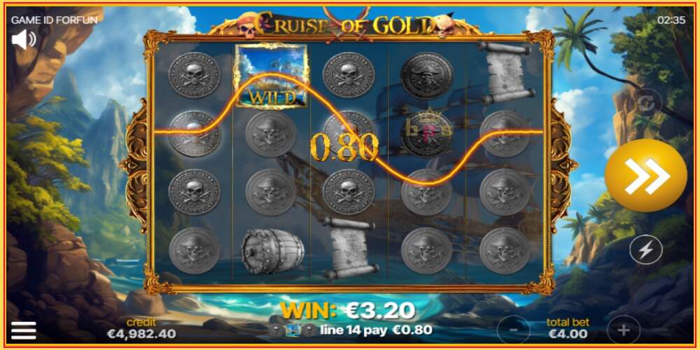 Game slot Cruise of Gold