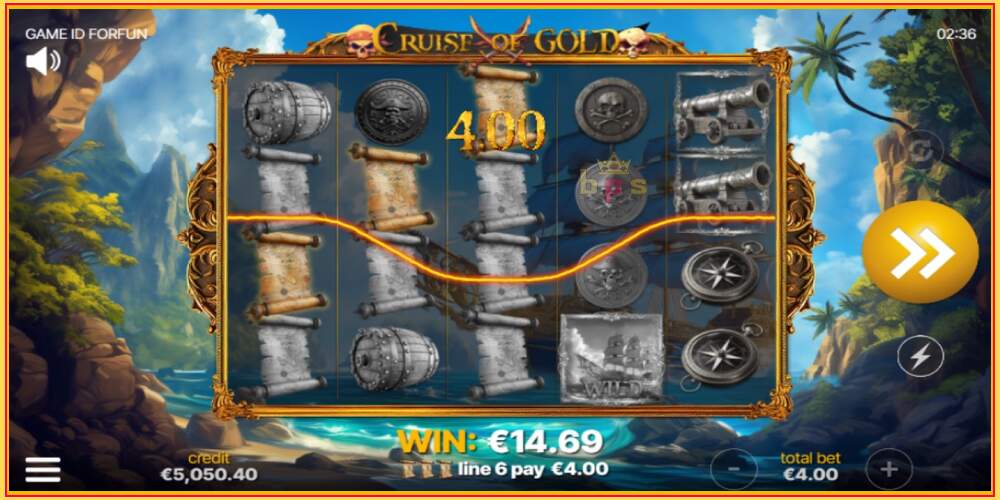 Game slot Cruise of Gold