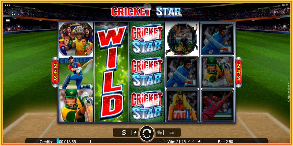 Игровой слот Cricket Star