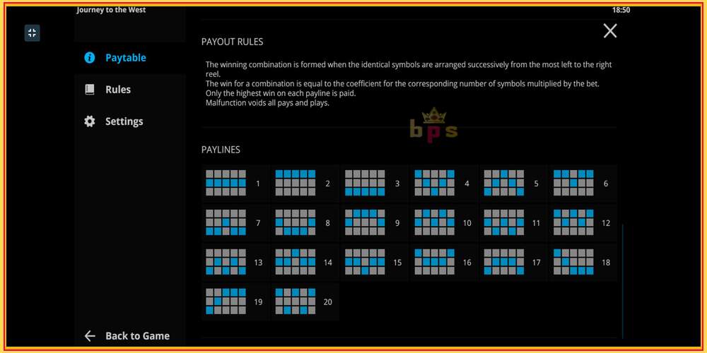 Spelslot Journey To The West