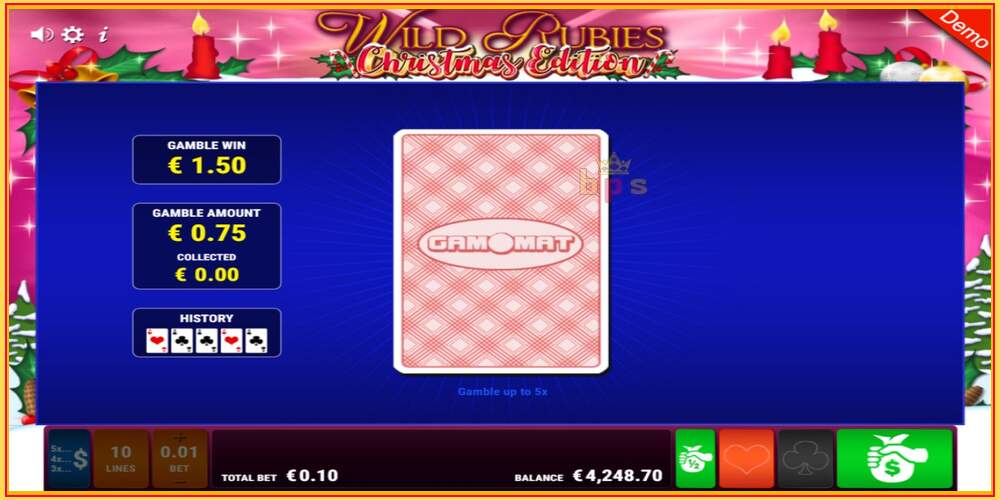 Игровой слот Wild Rubies Сhristmas Edition