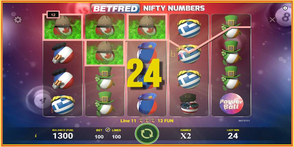 Spil slot Betfred Nifty Numbers