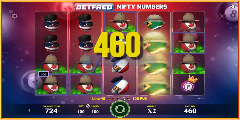 Spil slot Betfred Nifty Numbers