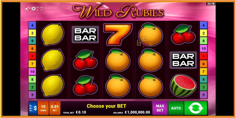 Игровой слот Wild Rubies