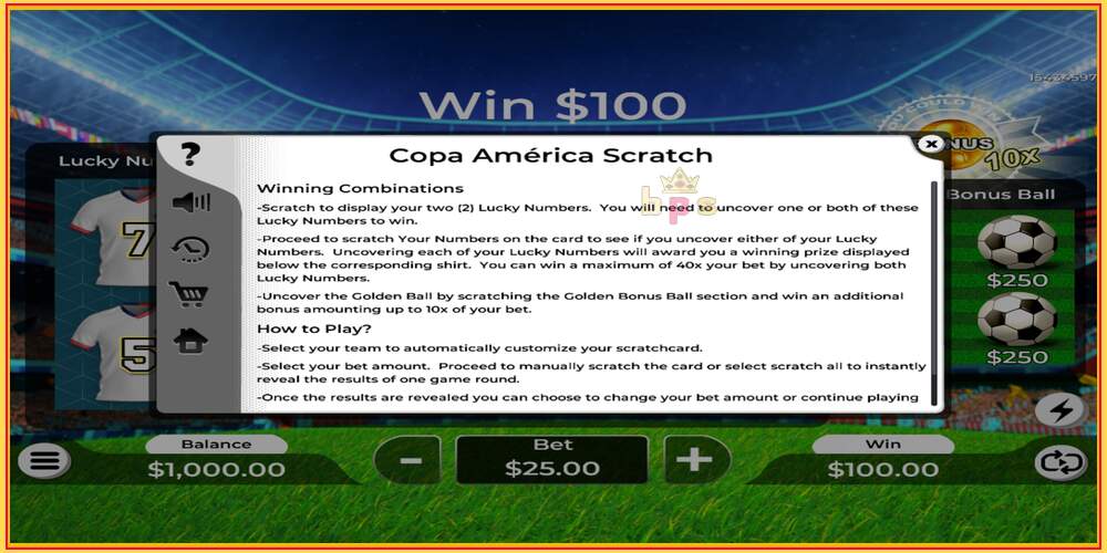 Game slot Copa America