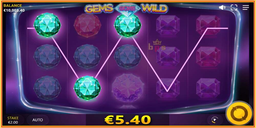 Žaidimo lizdas Gems Gone Wild