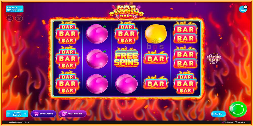 Игровой слот Flaming Bars