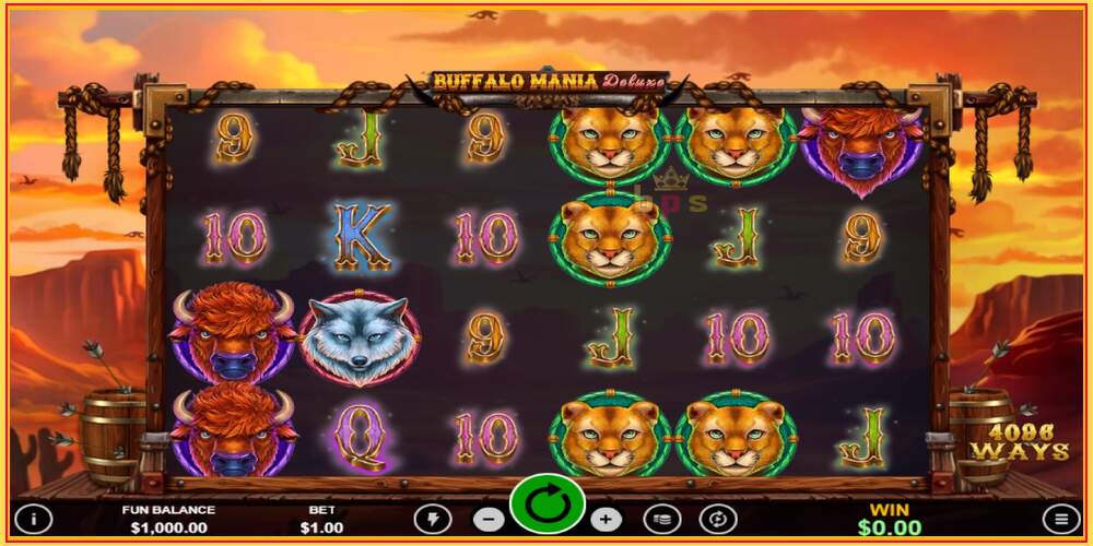 Spelslot Buffalo Mania Deluxe