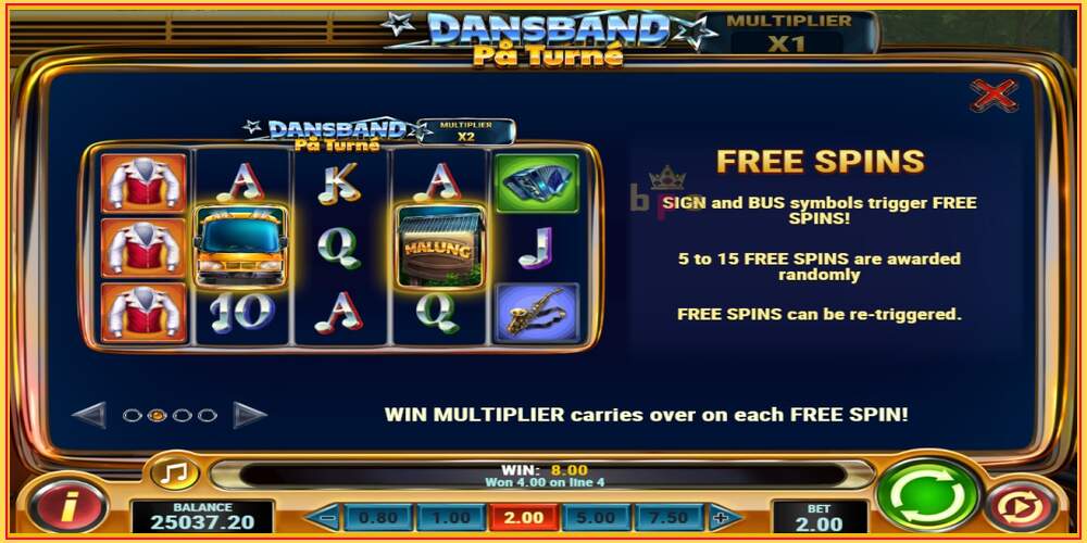 Slot permainan Dansband Pa Turne