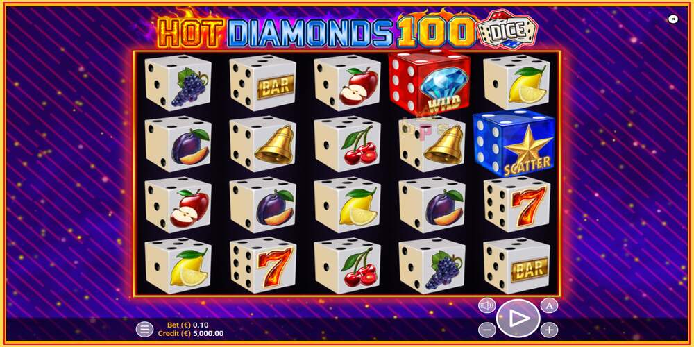 Gniazdo do gry Hot Diamonds 100 Dice