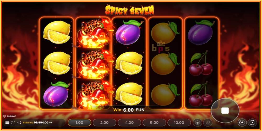 Игровой слот Spicy Seven