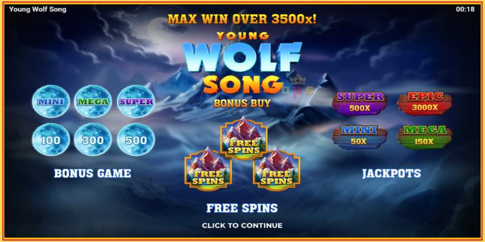 Spelslot Young Wolf Song