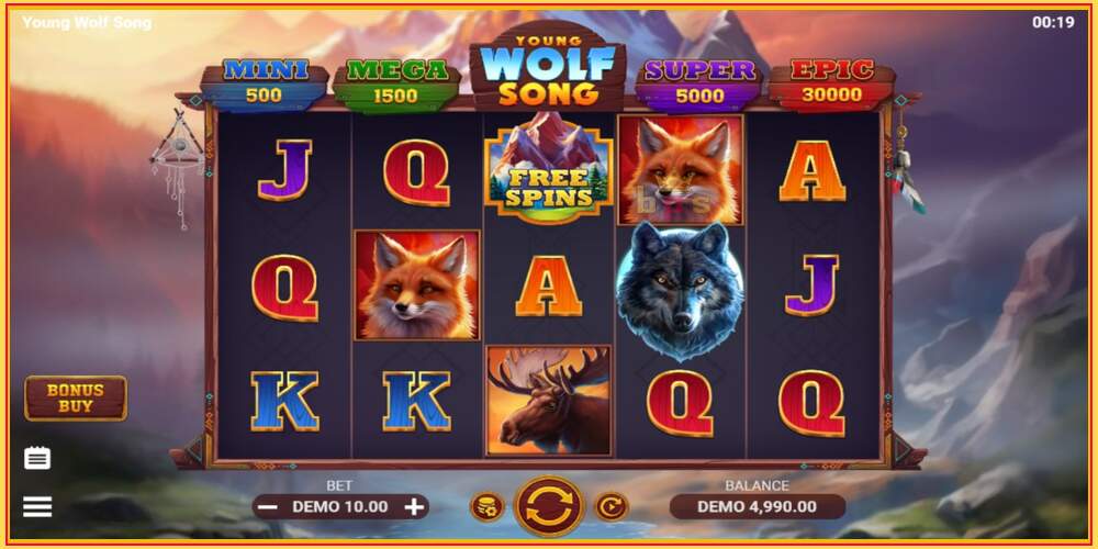 Spelslot Young Wolf Song