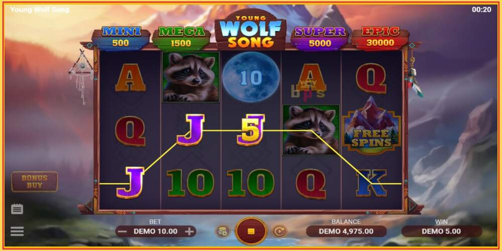 Spelslot Young Wolf Song