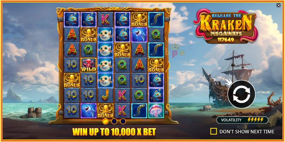 Slot di gioco Release the Kraken Megaways