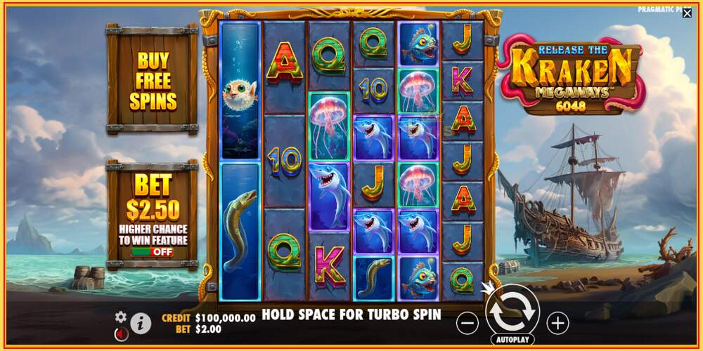 Slot di gioco Release the Kraken Megaways