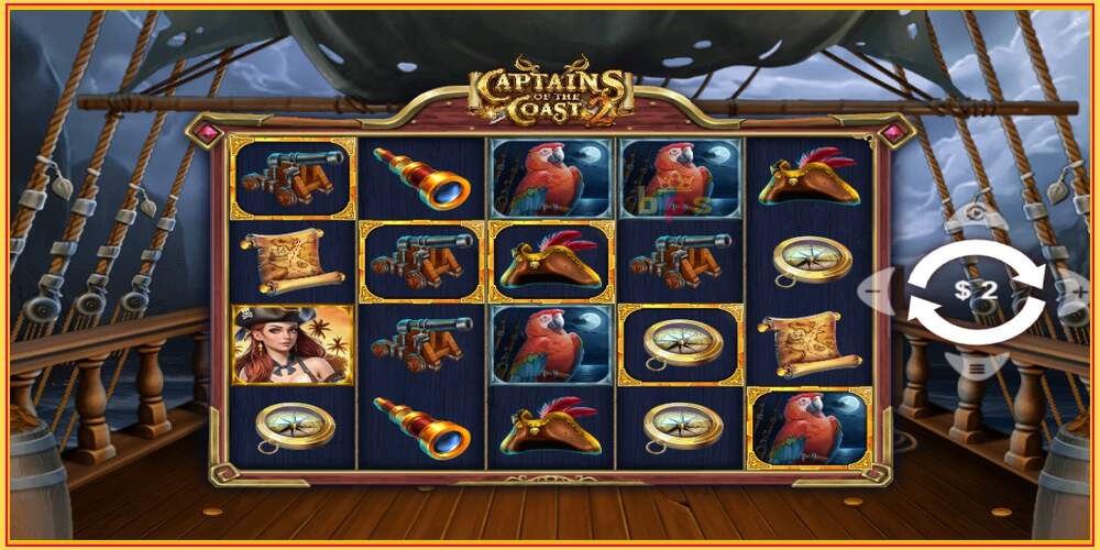 Игровой слот Captains of the Coast 2