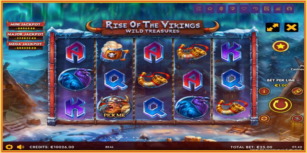 Pelipaikka Rise of The Vikings - Wild Treasures