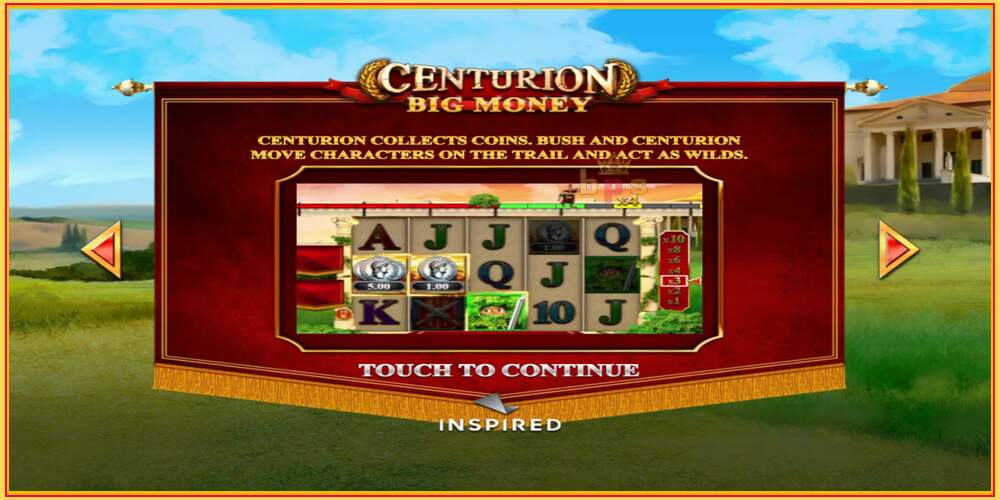 খেলার স্লট Centurion Big Money