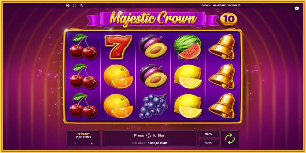 Игровой слот Majestic Crown 10