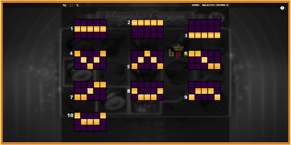 Игровой слот Majestic Crown 10