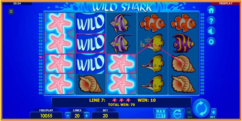 Игровой слот Wild Shark