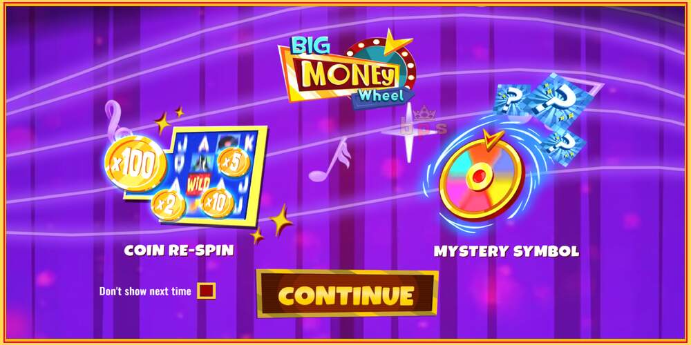 Slot permainan Big Money Wheel