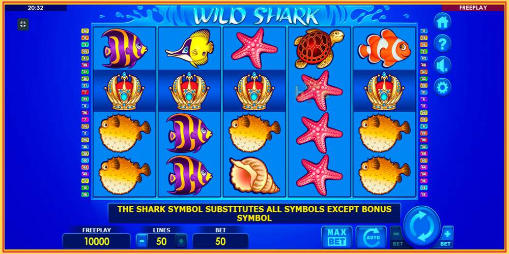 Игровой слот Wild Shark