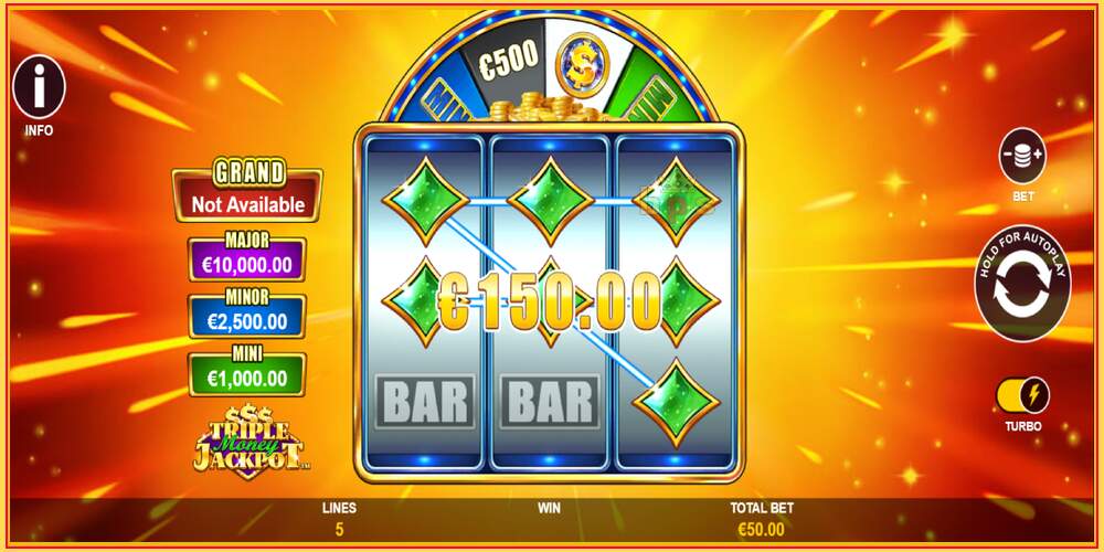 Oyun yuvası Triple Money Jackpot