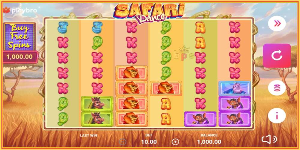 Игровой слот Safari Dance