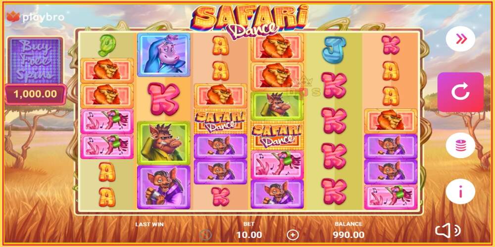 Игровой слот Safari Dance