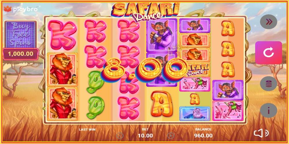 Игровой слот Safari Dance