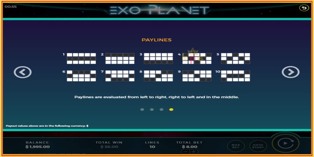 Игровой слот Exo Planet