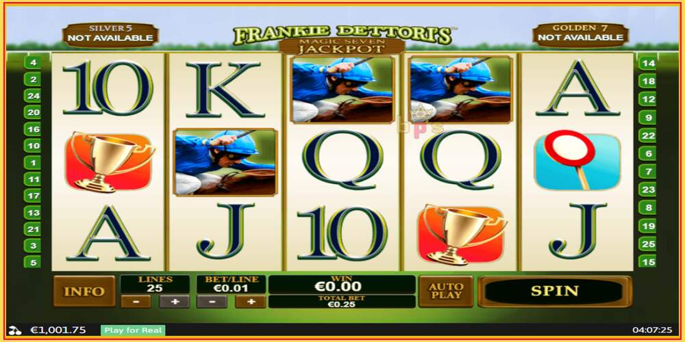 Game slot Frankie Dettori Magic Seven Jackpot