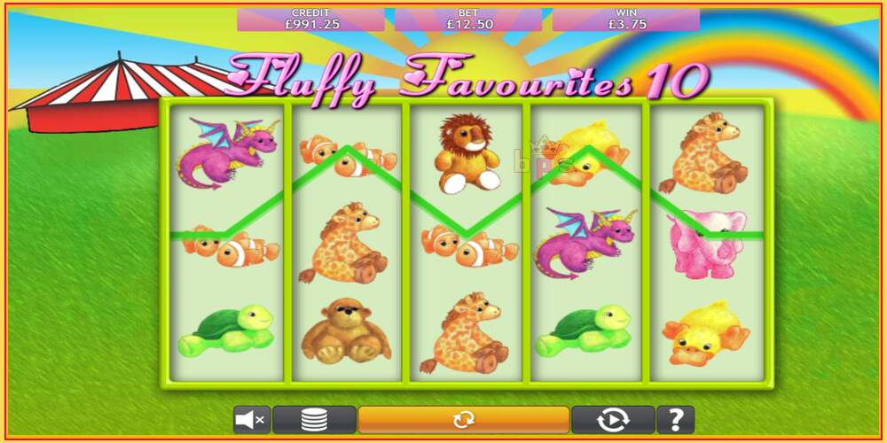 Spelslot Fluffy Favourites 10