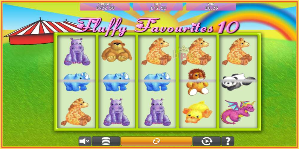 Spelslot Fluffy Favourites 10