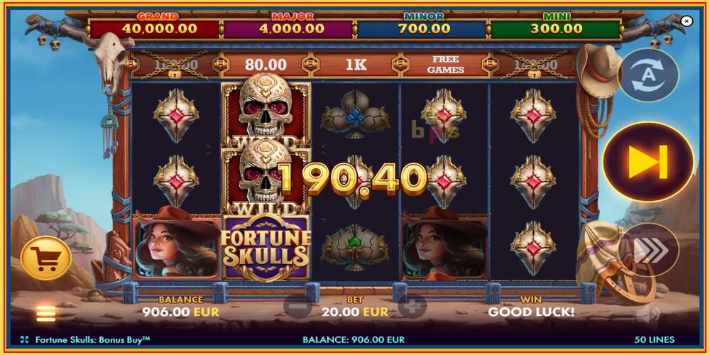 فتحة اللعبة Fortune Skulls Bonus Buy