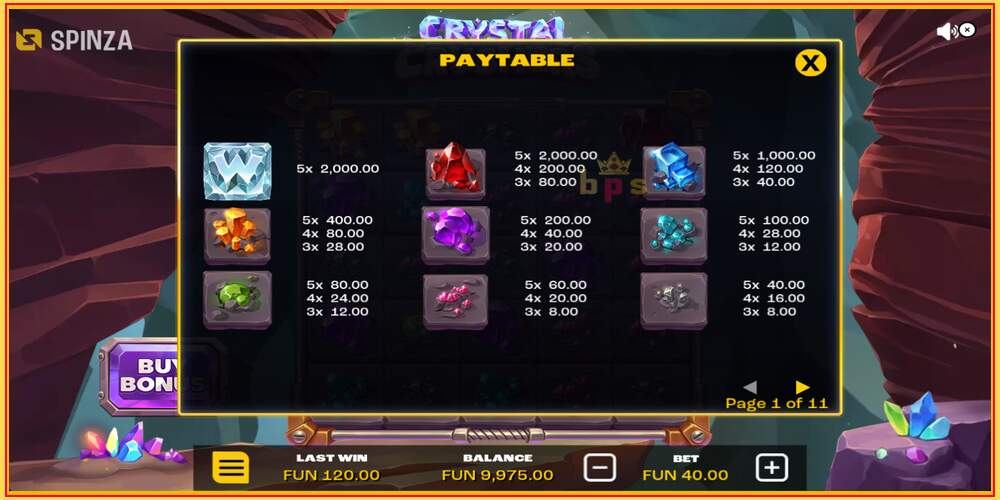 Gniazdo do gry Crystal Crushers