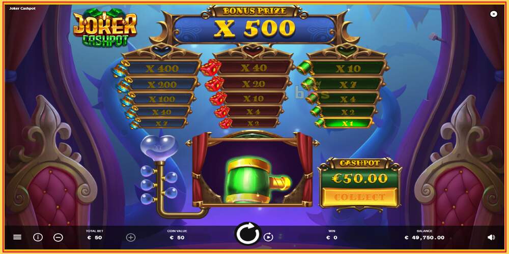 Slot de jogo Joker Cashpot