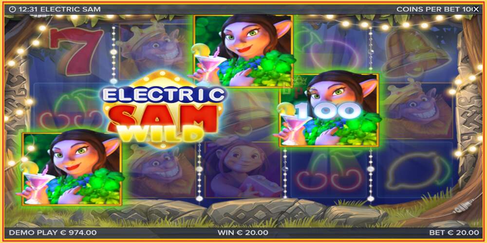 খেলার স্লট Electric Sam