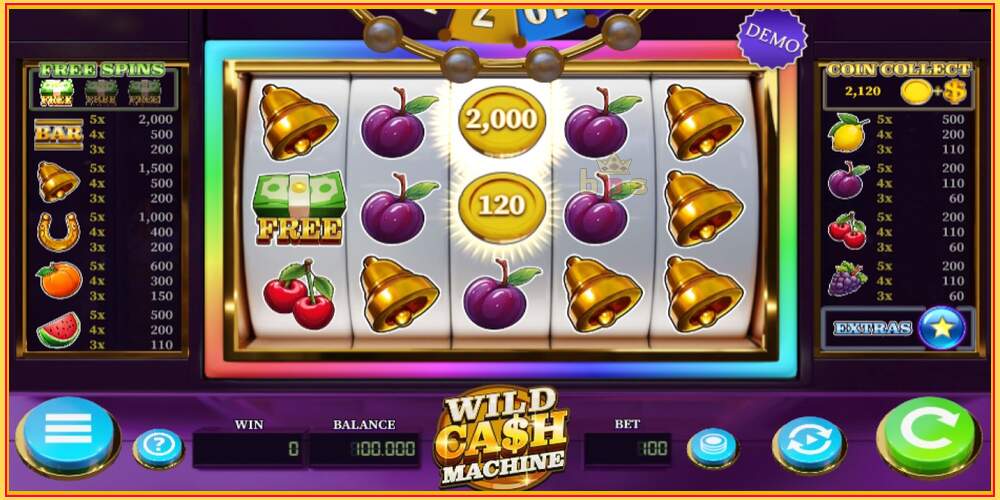 ສະລັອດຕິງເກມ Wild Cash Machine