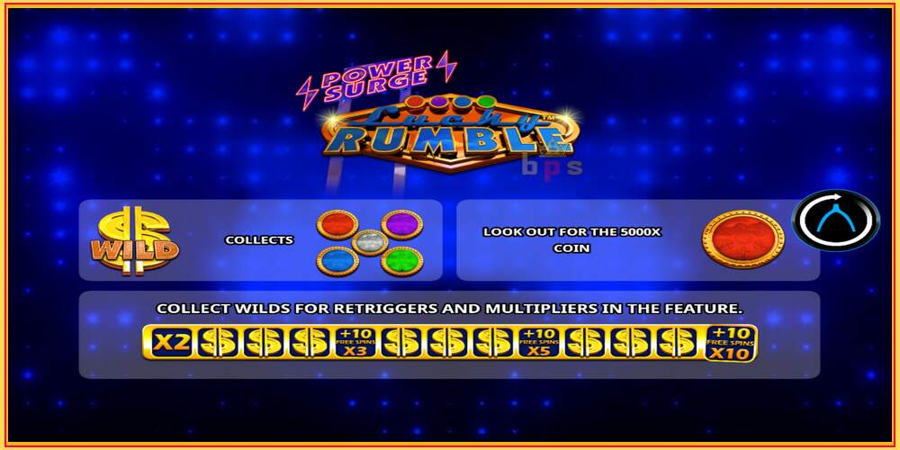 ක්‍රීඩා තව් Lucky Rumble Power Surge