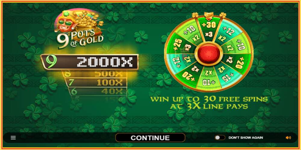 Spelslot 9 Pots of Gold Land & Win