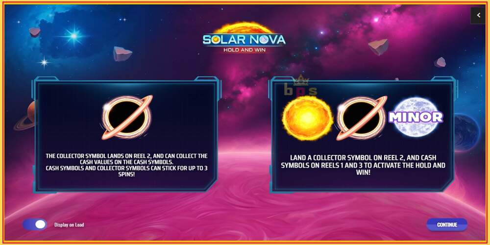 Игровой слот Solar Nova Hold and Win